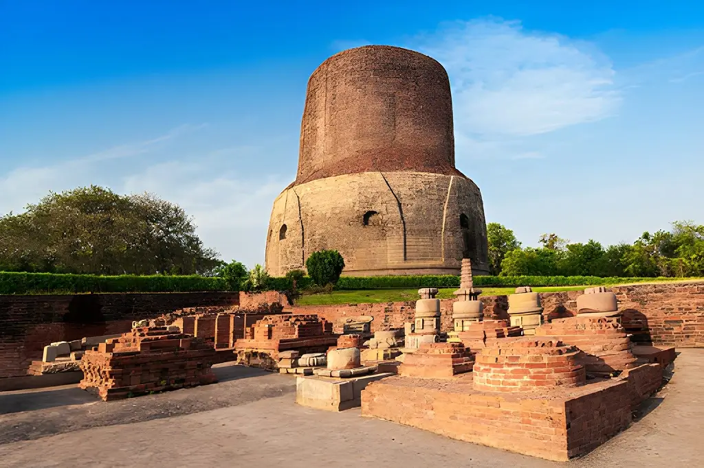 Buddhist Pilgrimage Varanasi - Dhamek Stupa